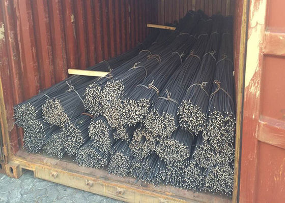 32mm Straight Shape HRB355 Deformed Steel Bar , 9m Corrugated Steel Bar 10mm